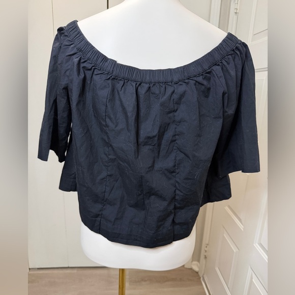 Free People Black Off-Shoulder Top - Picture 4 of 9